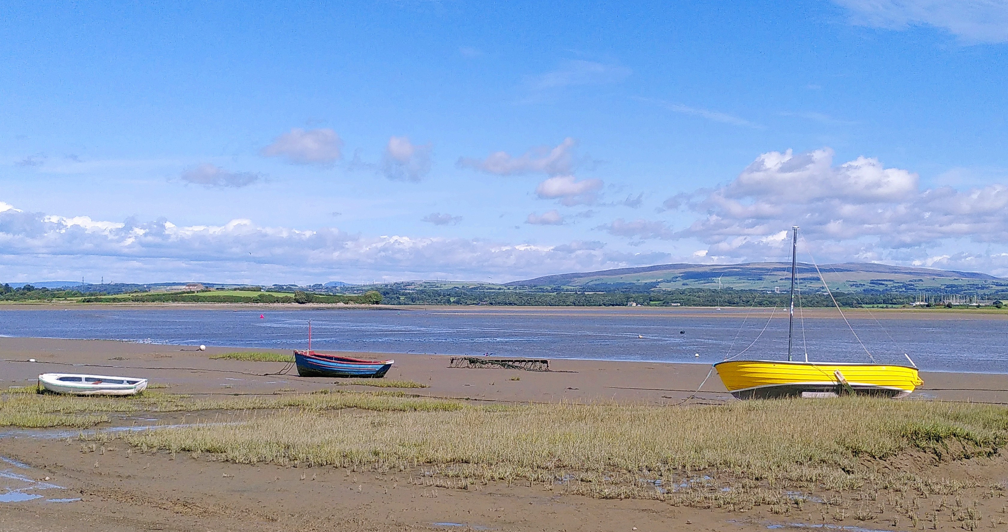 Tide's coming in, Sunderland Point, 8/8/23