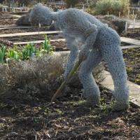 Wire Man Gardener