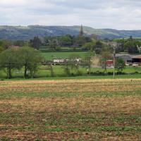 View Towards St Barnabas' Church and Otley Chevin, 5th May